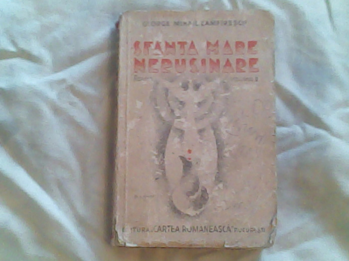 Sfanta mare nerusinare-vol II-George Mihail Zamfirescu