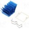 Radiator extrudat, aluminiu, 21mm x 21mm, albastra, Advanced Thermal Solutions - ATS-X50210P-C1-R0