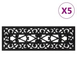 VidaXL Trepte de scară, 5 buc., 25x75 cm, cauciuc