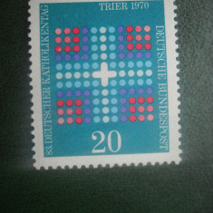 HOPCT TIMBRE MNH 891 ZIUA CATOLICA 1970 - 1 VAL GERMANIA