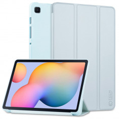 Husa Tech-Protect Smartcase pentru Samsung Galaxy Tab S6 Lite 10.4 2020-2024 Albastru deschis