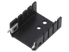 Radiator Negru TO220 30x25.4x12.7mm foto