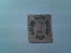 Timbru Turcia 1876 cu supratipar 1/4 pre/10pa si text coronita , stampilat , cu defecte