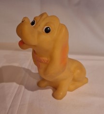 CATEL - figurina din cauciuc - Jucarie rara Aradeanca anii 1970