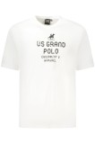 U.S. Grand POLO Tricou barbati cu imprimeu din bumbac, regular fit, alb, XL, 3XL, L, M, U.S. GRAND POLO EQUIPMENT &amp; APPAREL