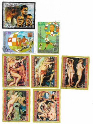 Guineea Ecuatoriala - Marci diverse, 1972-1973 - 8 valori obliterate foto