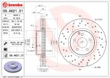 BREMBO 09.A621.31 PRIME LINE - UV Coated Disc frana