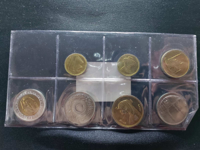 Seria completata monede - Egypt , 7 monede