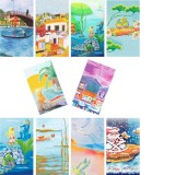 Cumpara ieftin Set 10 carnetele de buzunar Romantic 2, 5 x 8,3 cm, 100 foi veline
