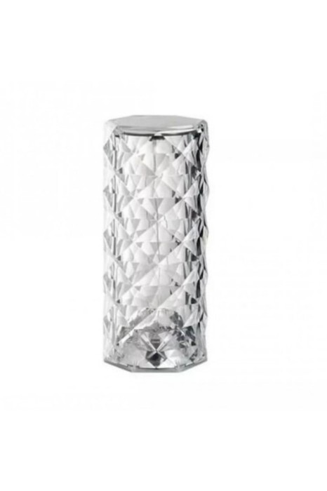 Lampă de masă decorativă LED &bdquo;Crystal&rdquo; tactilă cu 3 temperaturi de culoare, AO-50133