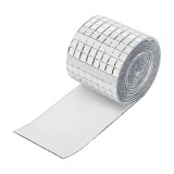 Banda Adeziva din Oglinda, Dimensiune 4 x 100 cm, pentru Home Design si Decor Obiecte, 1024 Bucati, Culoare Argintiu, CBD CORAL BEST DEALS 100 g 100 g