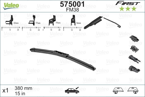 STERGATOR VALEO MULTICONNECTION FB 380 MM FM38
