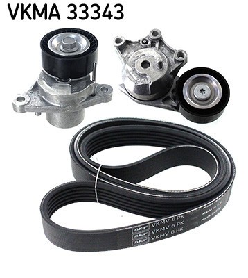 SKF VKMA 33343 Set curea transmisie cu caneluri foto