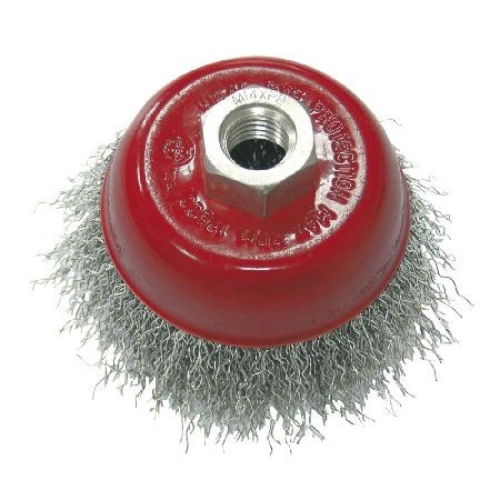 Perie sarma tip cupa cu filet 75mm Perie sarma tip cupa cu filet 75mm