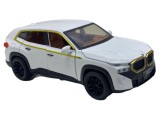 Macheta din metal BMW XM alb replica lumini, sunet, deschide usi scara 1:32