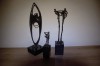 Statuiete (3) realizate de olandeza Corry Ammerlaan