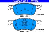 ATE 13.0460-7336.2 set placute frana,frana disc