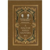 A magyar nyelv sz&oacute;t&aacute;ra IV/2 - Fogarasi J&aacute;nos