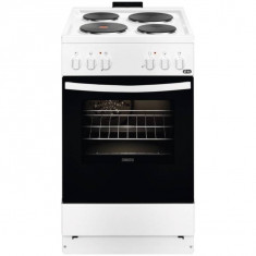 Aragaz Zanussi ZCE550H1WA 4 arzatoare Grill White foto