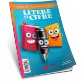 Caiet de scriere B5-Invatam Cifre si litere Elemente grafice,96 pagini