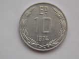 10 ESCUDOS 1974 CHILE