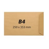 Cumpara ieftin Plic B4 RTC, 250 x 353 mm, kraft, siliconic, 25 buc/set