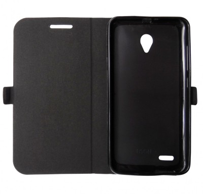 Husa tip carte cu stand Magnet Book neagra pentru Vodafone Smart Prime 6 4G foto