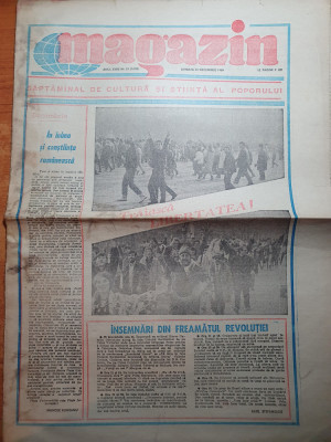 ziarul magazin 23 decembrie 1989- revolutia romana foto