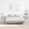VidaXL Cadru de pat fără saltea Gri Sonoma 140x200 cm lemn prelucrat