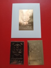RAS AL KHAIMA, APOLLO 11 - GOLD PERF./IMPERF. MNH