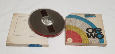 Banda de Magnetofon ORWO - 540 metri Obiect de colectie anii 1980 Epoca de Aur foto