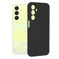 Husa de telefon compatibila samsung galaxy a25 5g, antiamprenta, interior microfibra, camera extra pro, black foto