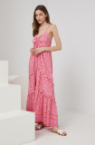 Cumpara ieftin Answear Lab rochie culoarea roz, maxi, drept