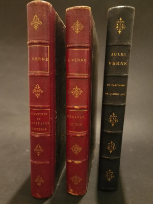 3 volume Jules Verne / secolul 19 foto
