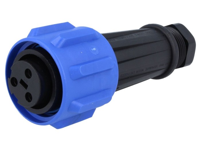 Conector circular mamă 3 pini IP68