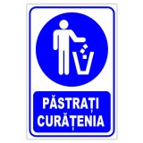 Semn pastrati curatenia
