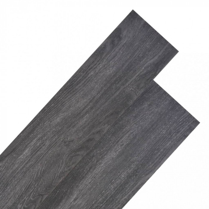 vidaXL Plăci de pardoseală, negru și alb, 5,26 m&sup2;, 2 mm, PVC