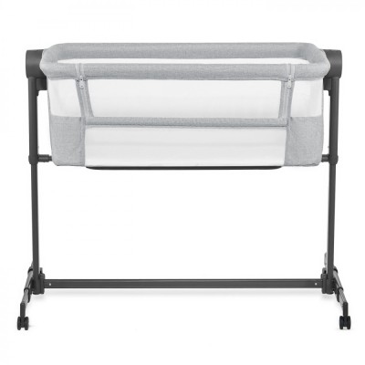 PATUT CO-SLEEPER KINDERKRAFT NESTE UP 2, GRI DESCHIS foto