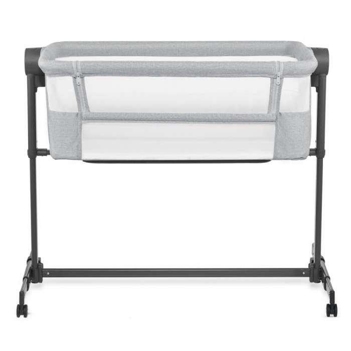 PATUT CO-SLEEPER KINDERKRAFT NESTE UP 2, GRI DESCHIS