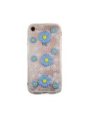 Cumpara ieftin Husa Silicon iPhone 8 iPhone 7 Blue Daisy