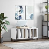 vidaXL Comodă discuri, alb, 100x38x48 cm, lemn prelucrat