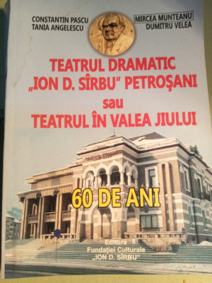 Teatrul dramatic Ion d sirbu Petroșani,Constantin Pascu,folosit,100 lei foto