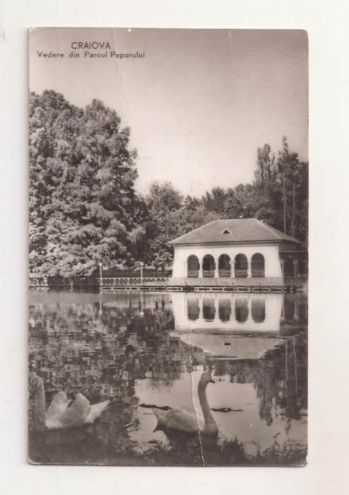 RF36 -Carte Postala- Craiova, parcul poporului, circulata 1963