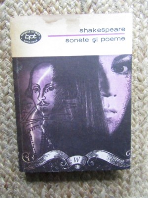 William Shakespeare - Sonete si poeme (1974) foto