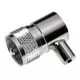 Mufa UHF Tata RG58, Unghi 90 Grade - Conector RF Coaxial