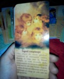 CARTI ORACOL/Tarot cu INGERI in romana, ed limitata/format mare + carte + SACULET catifea 2015