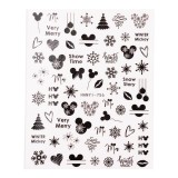 Cumpara ieftin Abtibild Unghii SensoPRO Milano - Snow Story