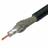 Cablu coaxial RFC195, 50ohm, cupru pur, 1m, 100034
