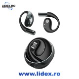 Casti wireless sport, traducator de limbi cu inteligenta artificiala, traducator 3 in 1 in timp real OWS, 150 de limbi si accente, dispozitiv de tradu
