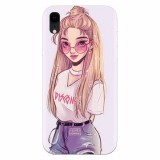 Husa silicon pentru Apple Iphone XR, Girl Look
